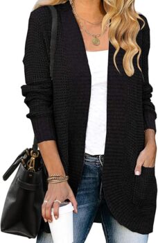 Review of MEROKEETY Womens Long Sleeve Open Front Cardigans